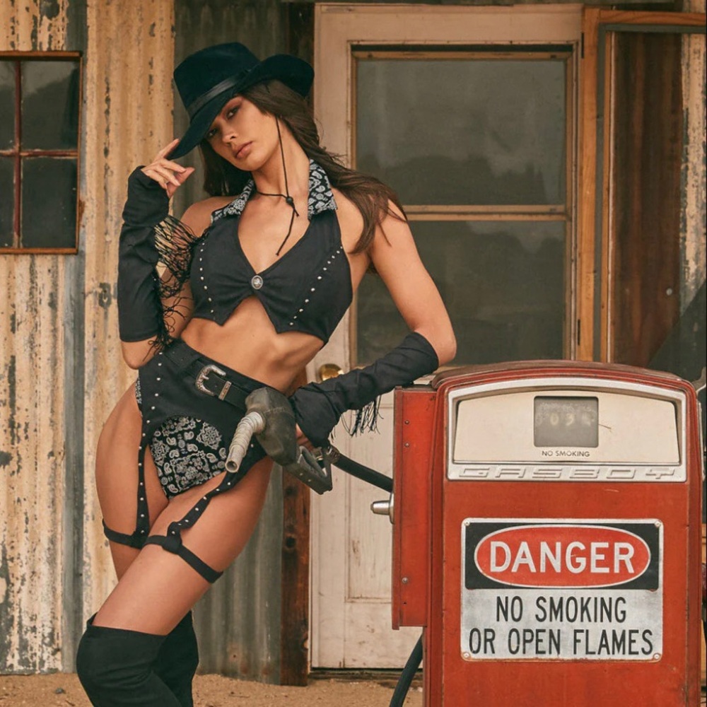 Wild Wild West Babe cowboy cowgirl costume halloween